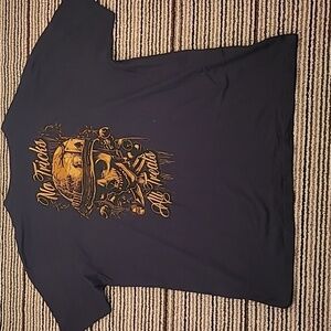 ZERO FOXTROT Black Cotton Polyester‎ No Tricks Sz XXL Mens Short Sleeve T Shirt